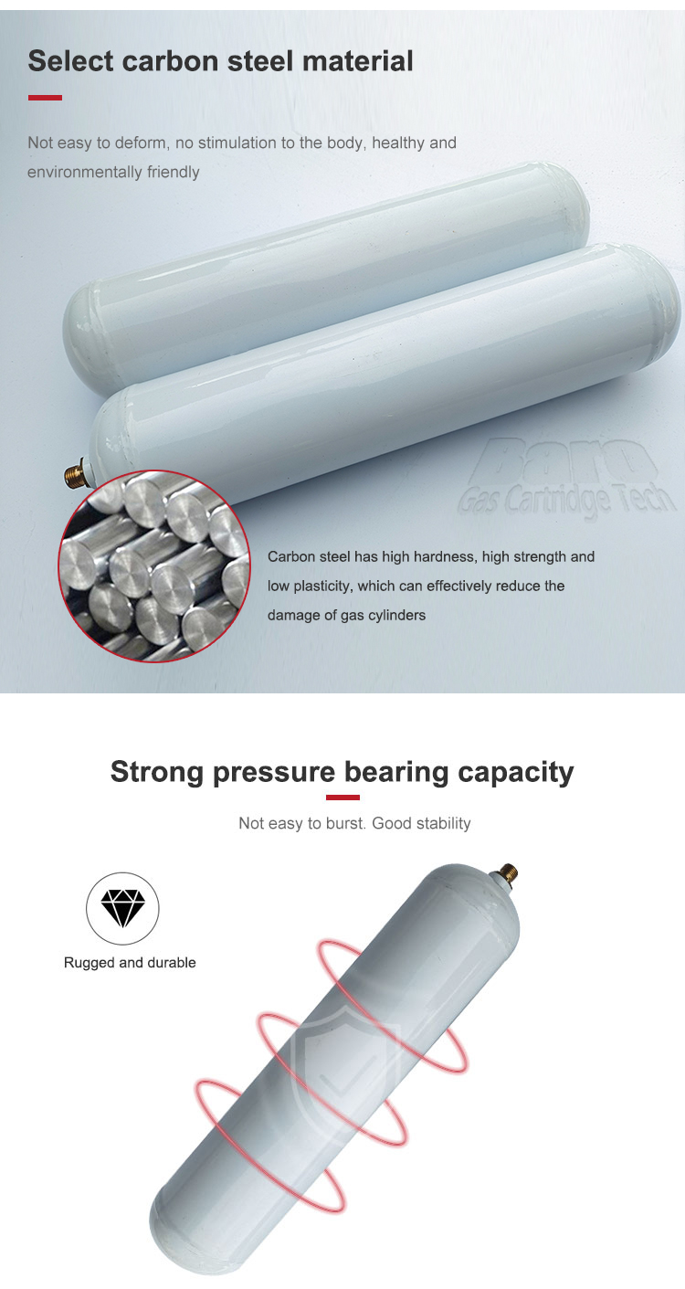 580g Aluminium Cylinder Cream Charger